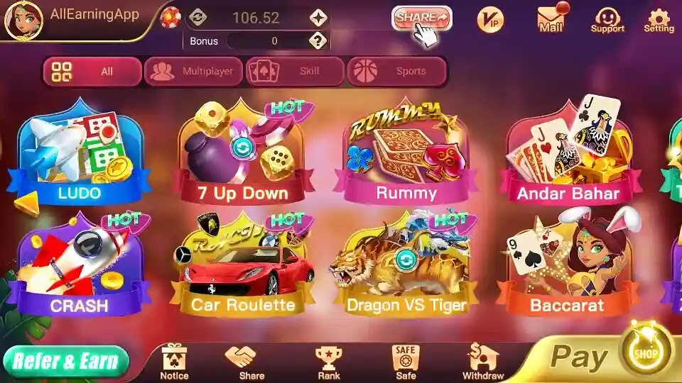 All Earning App Games