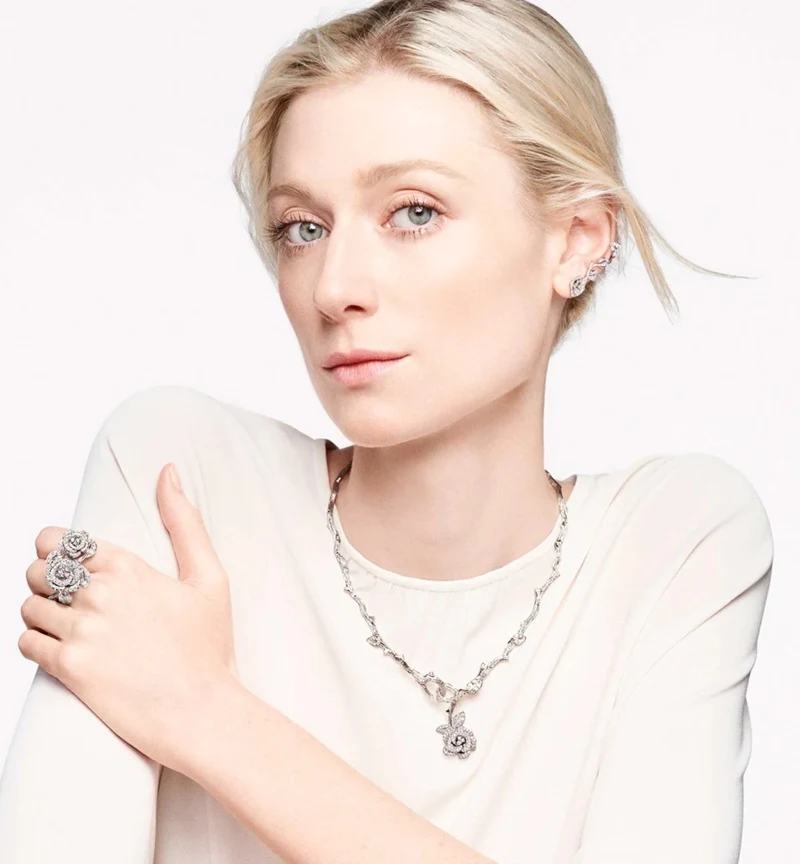 Actress Elizabeth Debicki was announced as a Dior jewelry ambassador in 2021