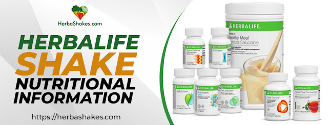 Herbalife Shake Nutritional Information