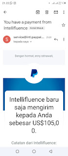 intellifluence, memperoleh job dollar