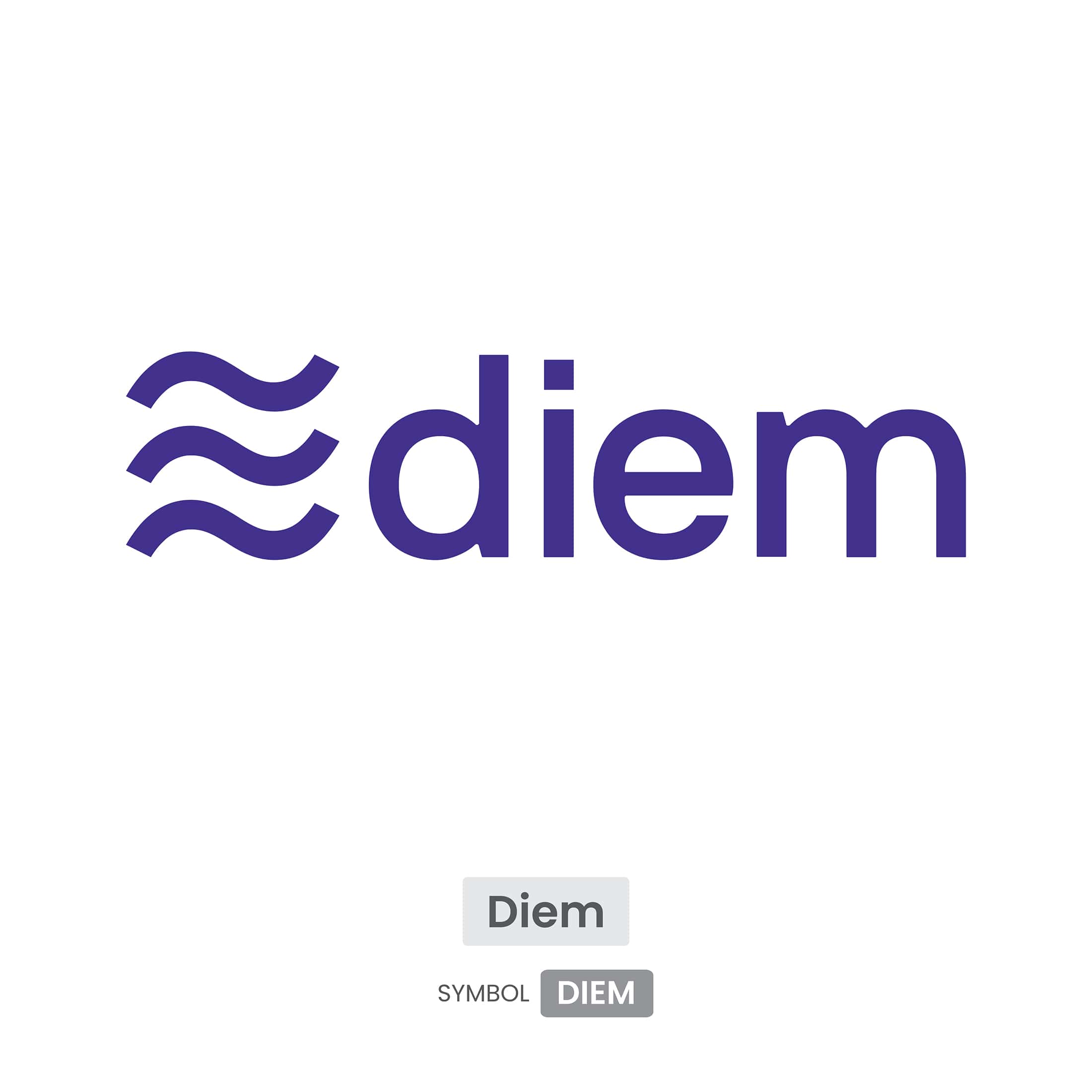 Diem (DIEM) crypto currency logo AI and SVG vector free download
