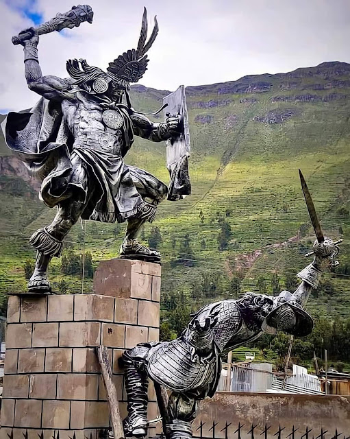 Monumento guerrero Inca Arequipa