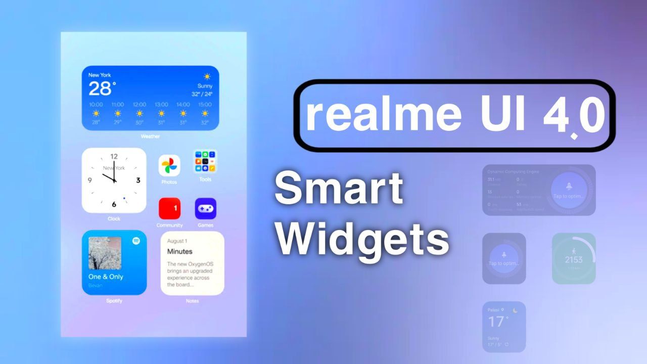 Enable now. Виджеты смарт Джой в4. Realme UI 4.0.