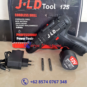 Jual JLD Tools Bor Baterai Mesin Bor Cordless 12 Volt 1 Baterai J12-S di Pekalongan