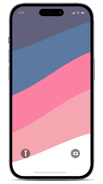 Wallpaper phone: Simple flat pastel colors
