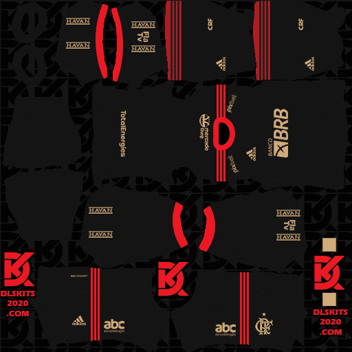 Flamengo Kit 2022 DLS 22 Kits Third