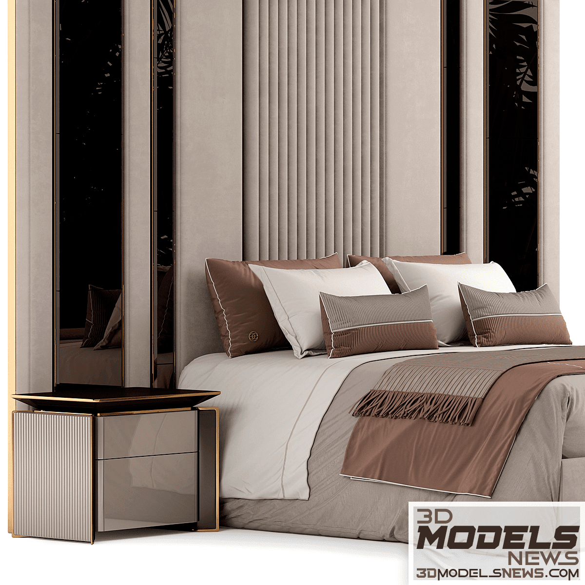 Elve luxury bed model 3