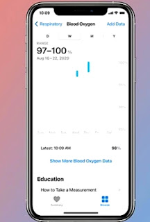 How to check for blood oxygen on apple watch