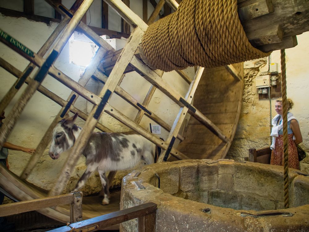 Donkey Wheel of Carisbrooke Castle