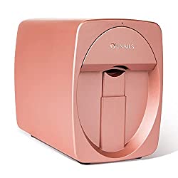 O'2nails Digital Mobile Nail Art Printer (Rose Gold) - Mini Portable Nail Painting Machine Control through Free Mobile App