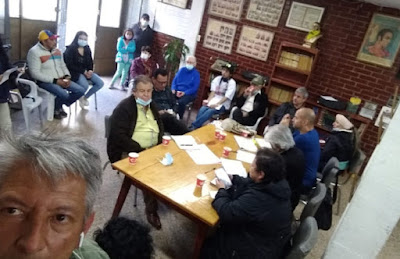 Reunión de la Coordinadora Cultural del barrio Policarpa Salavarrieta