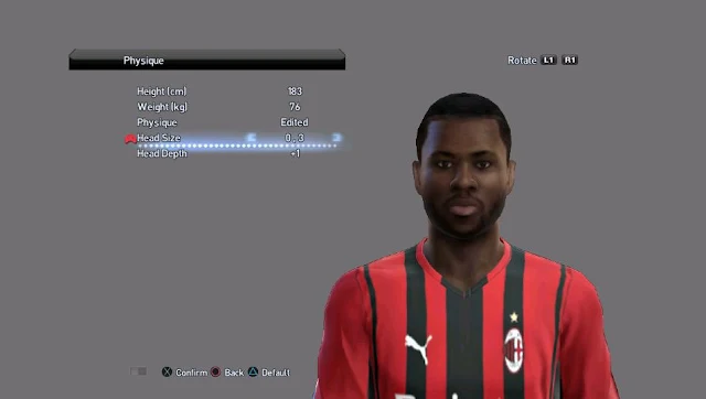 Franck Kessié Face 2021 For PES 2013