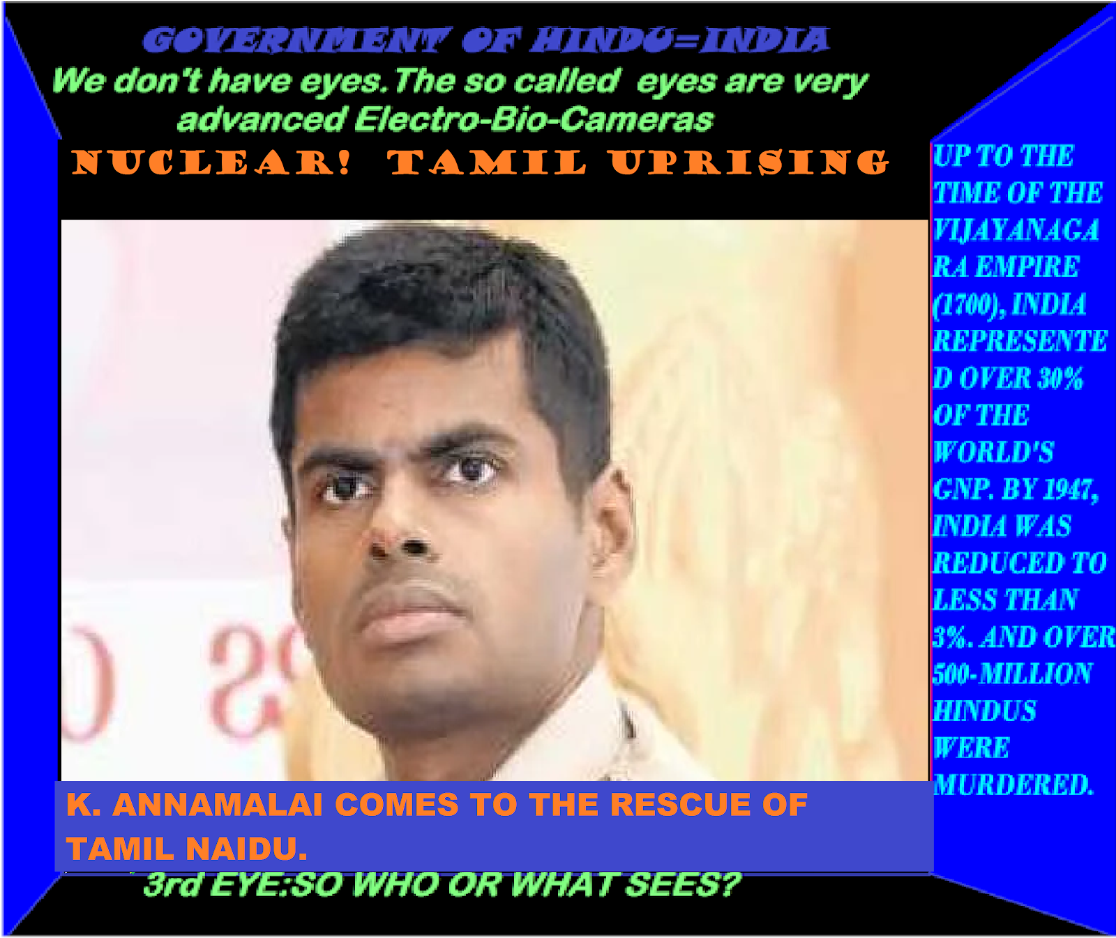 MAN OF THE MOMENT: (Interview in English with Annamalai.17.3.2024.)