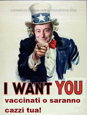 Draghi vacchini satira