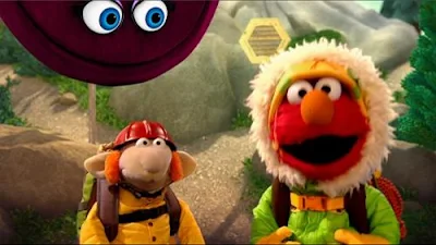 Sesame Street Episode 4426. Elmo the Musical. Elmo dreams himself as a mountain climber.