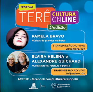 Festival Terê Cultura Online 2 começa nesta sexta, 28