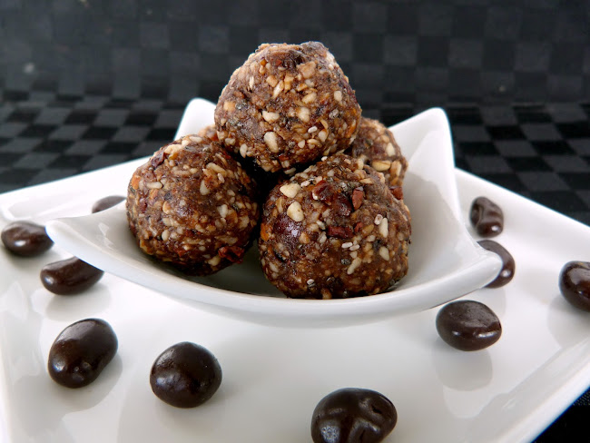 Coffee, Coconut and Cherry Energy Bites Recipe