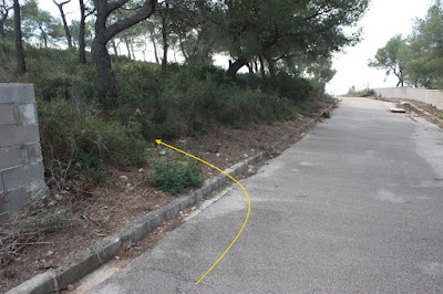 CIMS I COTES DEL BAIX PENEDÈS - MASLLORENÇ, carrer del Baix Penedès a l'urbanització de la Font d'en Talló