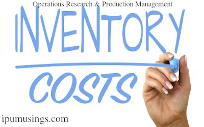 Operations Research and Production Management: Costs Associated with Inventory Problems #ggsipu #bba #mba #inventorymanagement #operationsreserach