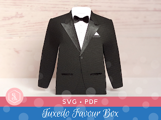 Tuxedo Favour Box by Esselle Crafts