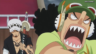 ワンピースアニメ 751話 トラファルガーロー ウソップ | ONE PIECE Episode 751