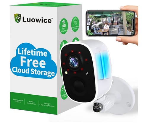 Luowice Outdoor WiFi Home Security Camera