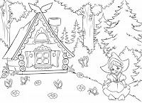 Little Red Riding Hood coloring sheets