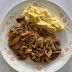 Steak and truffle mash. 