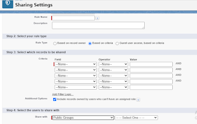 What is criteria-based sharing rules Salesforce