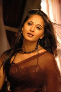 Anushka shetty unseen saree stills at rendu movie