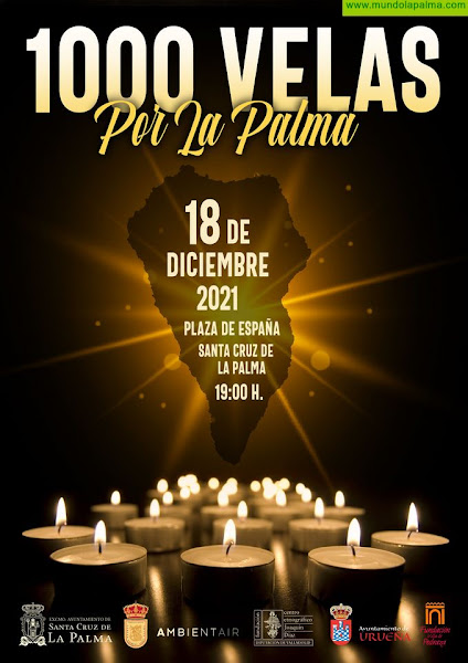 El Ayuntamiento capitalino colabora en la organización del evento solidario "Mil velas por La Palma"