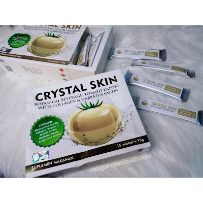 review crystal skin, review crystal skin botanical beverage, minuman kesihatan crystal skin, suplemen makanan crystal skin, best crystal skin,