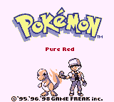 Pokemon PureRed, PureBlue, PureGreen Cover