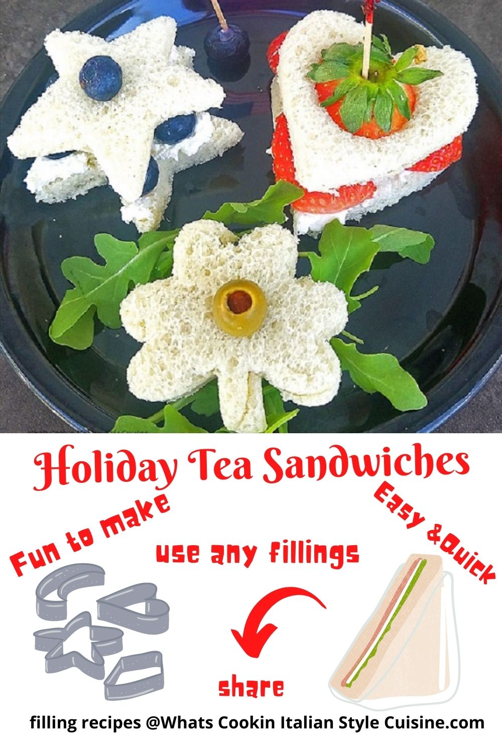 holiday tea sandwiches