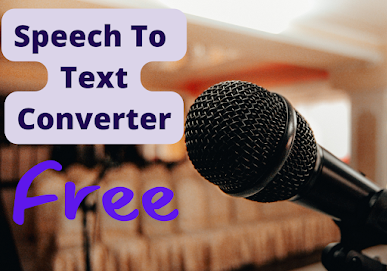 Voice To Text Converter Online Free-  Speech To Text Converter