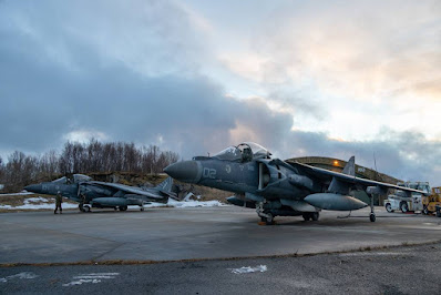 Marine Harriers Norway Cold Response