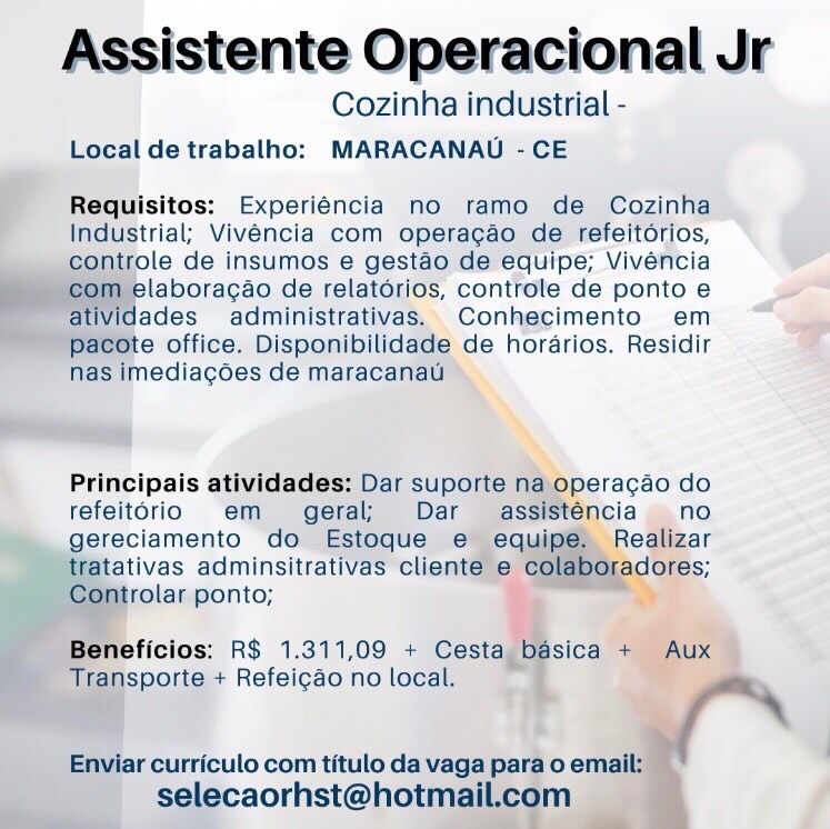 Assistente Operacional Jr.