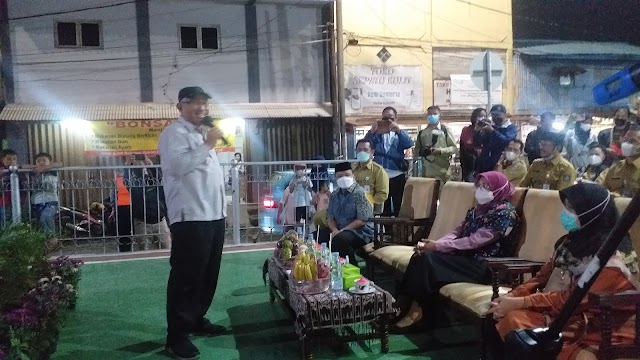 Walikota Launching Penataan  Kolong Flyover Arif Rahman Hakim