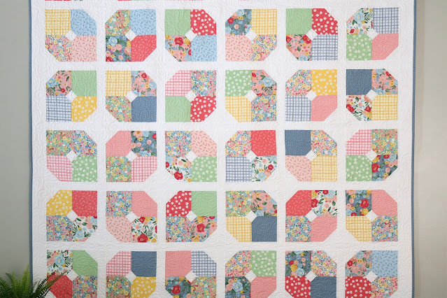 Make Believe quilt pattern by Andy Knowlton of A Bright Corner - precut friendly pattern in five sizes - great for layer cakes, charm packs, and fat quarters