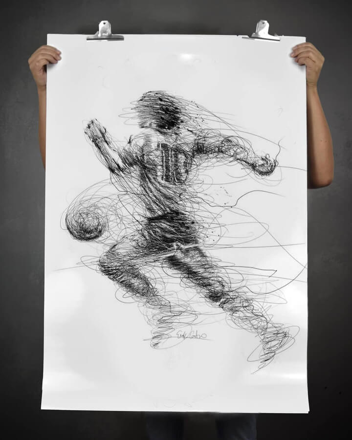 02-Footballer-Diego-Maradona-Erick-Centeno-www-designstack-co