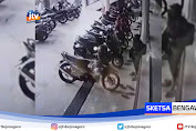 Pencurian Sepeda Motor Di Masjid Terekam CCTV