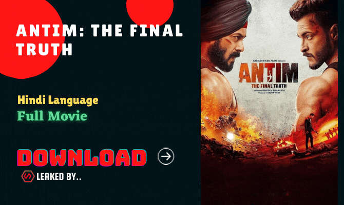 Antim: The Final Truth (2021) full Movie watch online download in bluray 480p, 720p, 1080p hdrip Tamilrockers
