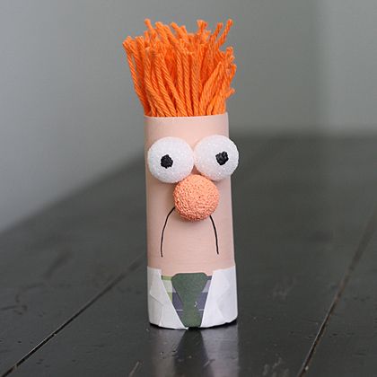 Cardboard Tube Beaker Inspired Craft