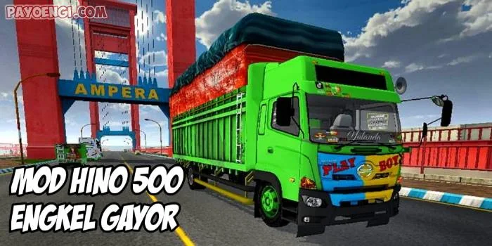 mod truck hino 500 engkel gayor