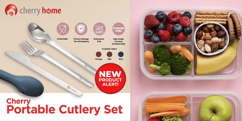 #ICYMI: Cherry Home now has its own Portable Cutlery Set, priced at PHP 350!