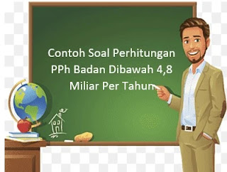 Contoh Soal Perhitungan PPh Badan Dibawah 4,8 Miliar Per Tahun