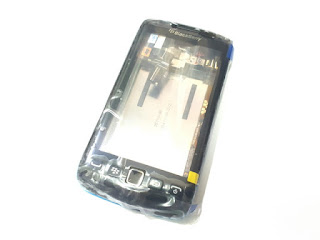 Casing Blackberry 9850 9860 Monza Original Fullset Tulang Touchscreen