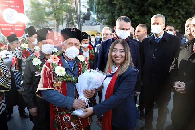 MERSİN BŞB BAŞKAN VEKİLİ ÜNZİLE KURU, TARSUS’UN  KURTULUŞU’NUN 100. YIL  KUTLAMASINA KATILDI