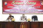 Polres Pinrang Terima Lansung Kunjungan Karo Rena Polda Sulsel