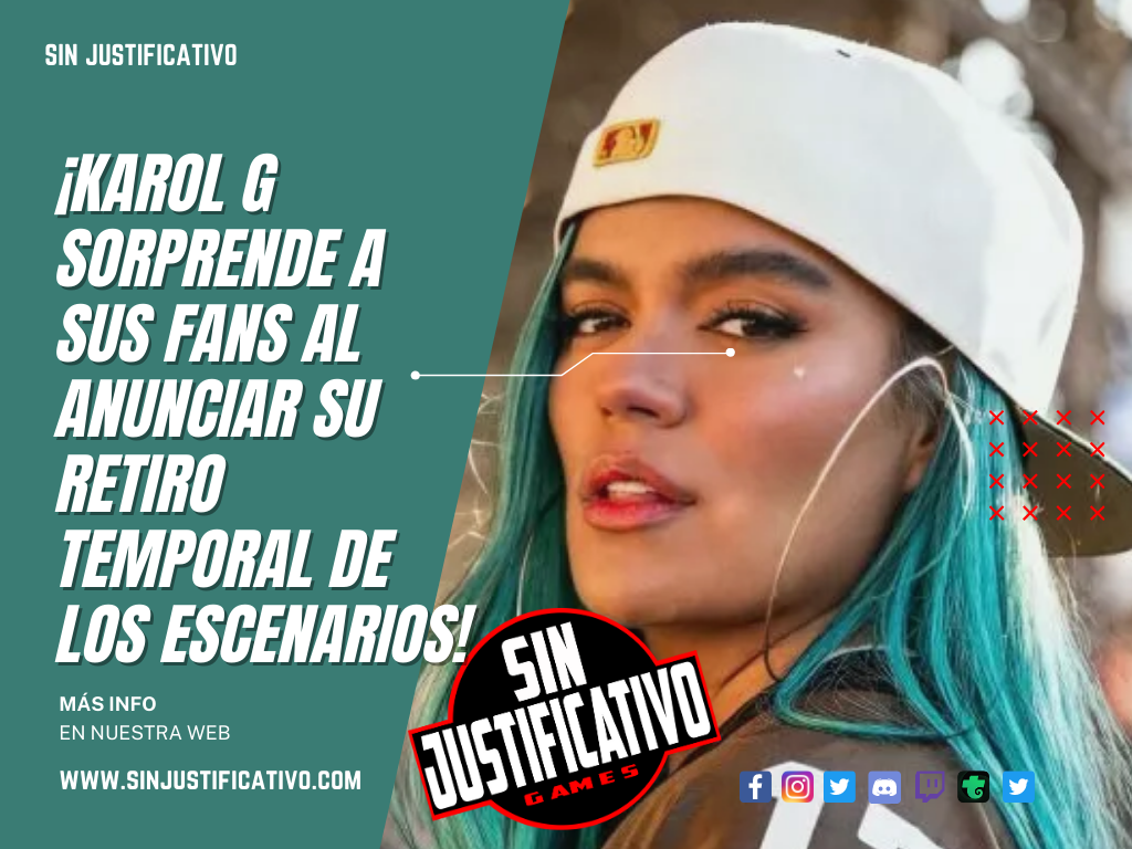 ¡Karol G sorprende a sus fans al anunciar su retiro temporal de los escenarios!